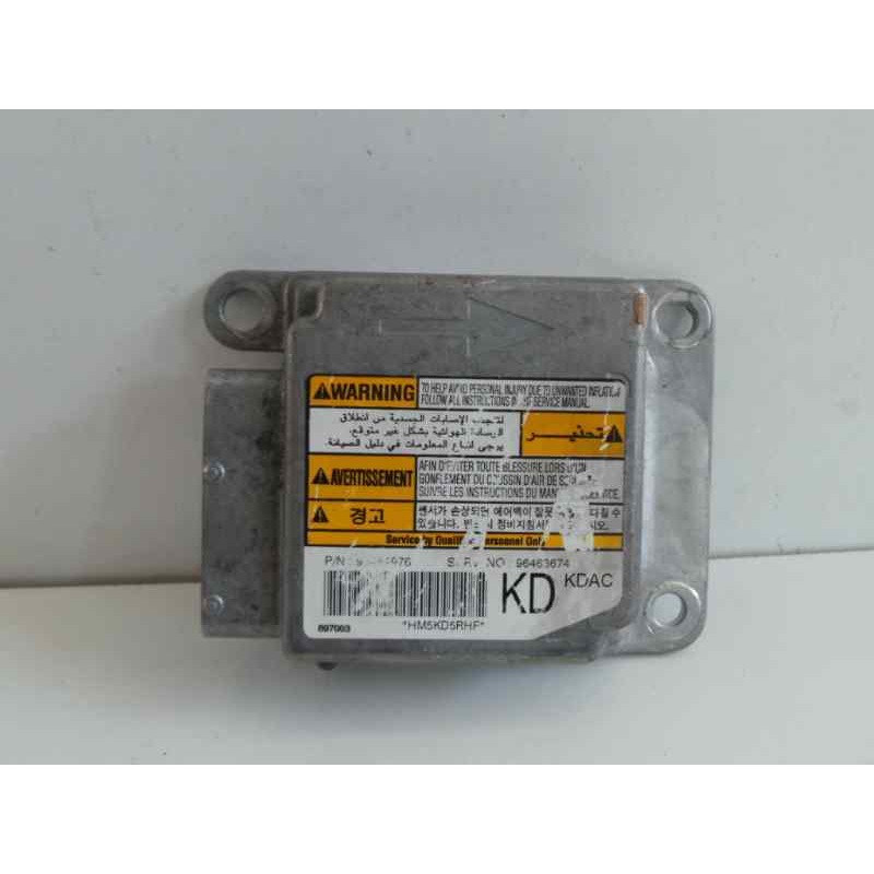 Recambio de centralita airbag para chevrolet matiz 1.0 cat referencia OEM IAM 96484976-96463674  