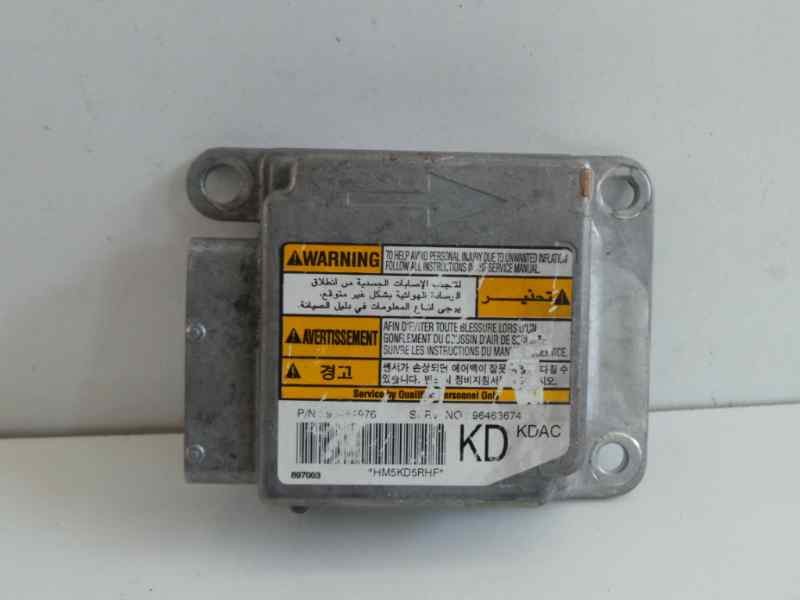 Recambio de centralita airbag para chevrolet matiz 1.0 cat referencia OEM IAM 96484976-96463674  