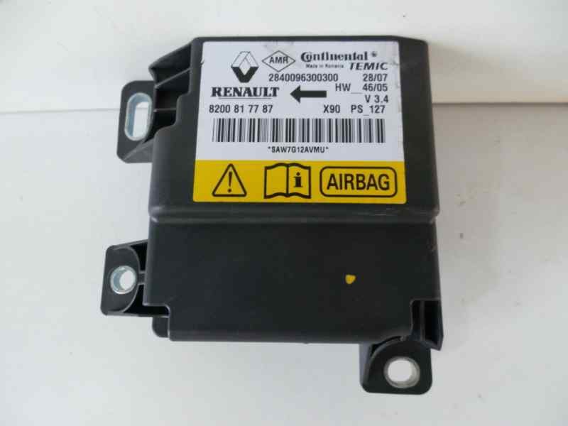 Recambio de centralita airbag para dacia logan referencia OEM IAM 8200817787 TEMIC 
