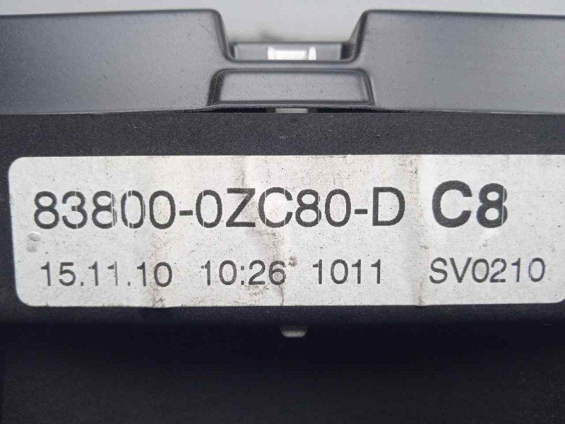 Recambio de cuadro instrumentos para toyota auris 1.4 turbodiesel cat referencia OEM IAM 838000ZC80D  