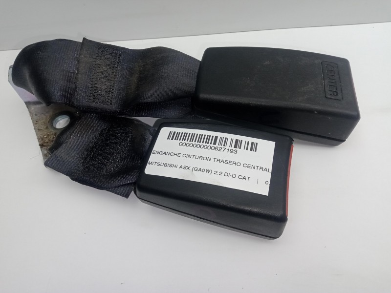 Recambio de enganche cinturon trasero central para mitsubishi asx (ga0w) 2.2 di-d cat referencia OEM IAM   