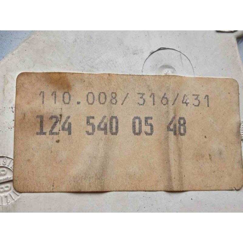 Recambio de cuadro instrumentos para mercedes-benz clase e (w124) berlina 2.6 referencia OEM IAM 1245400548  