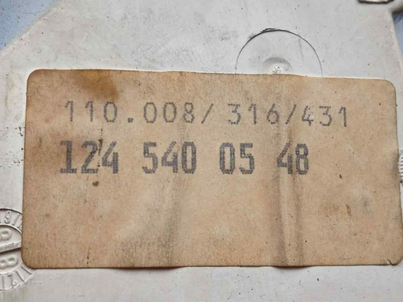 Recambio de cuadro instrumentos para mercedes-benz clase e (w124) berlina 2.6 referencia OEM IAM 1245400548  