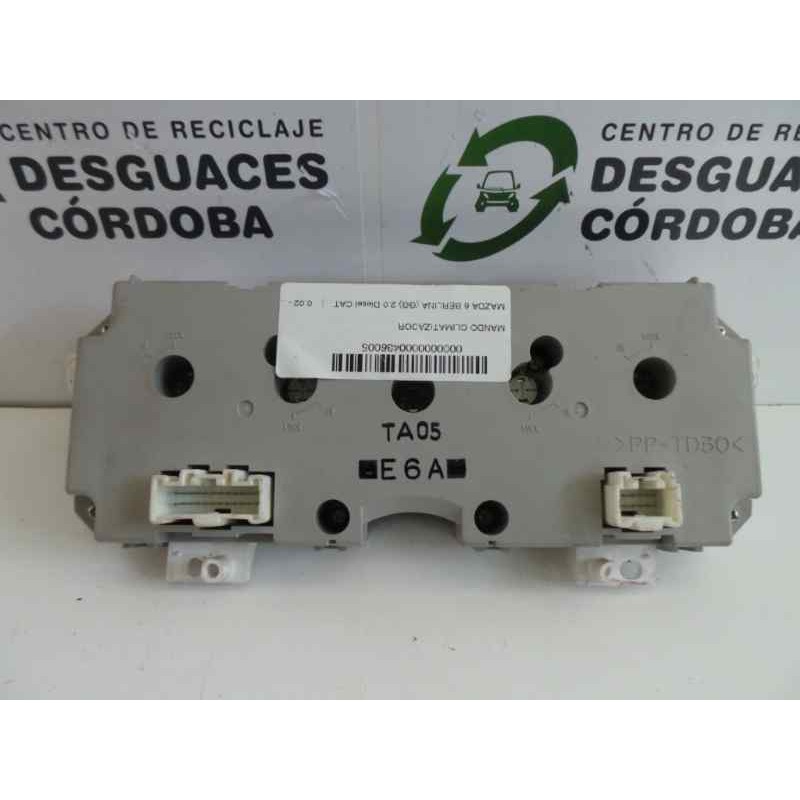 Recambio de mando climatizador para mazda 6 berlina (gg) 2.0 diesel cat referencia OEM IAM   