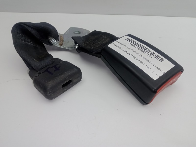 Recambio de enganche cinturon trasero izquierdo para mitsubishi asx (ga0w) 2.2 di-d cat referencia OEM IAM   