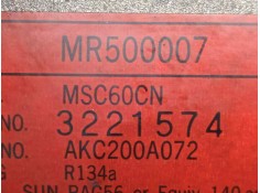 Recambio de compresor aire acondicionado para mitsubishi space star (dg0) 1.6 cat referencia OEM IAM MR500007-AKC200A072 MITSUBI 2