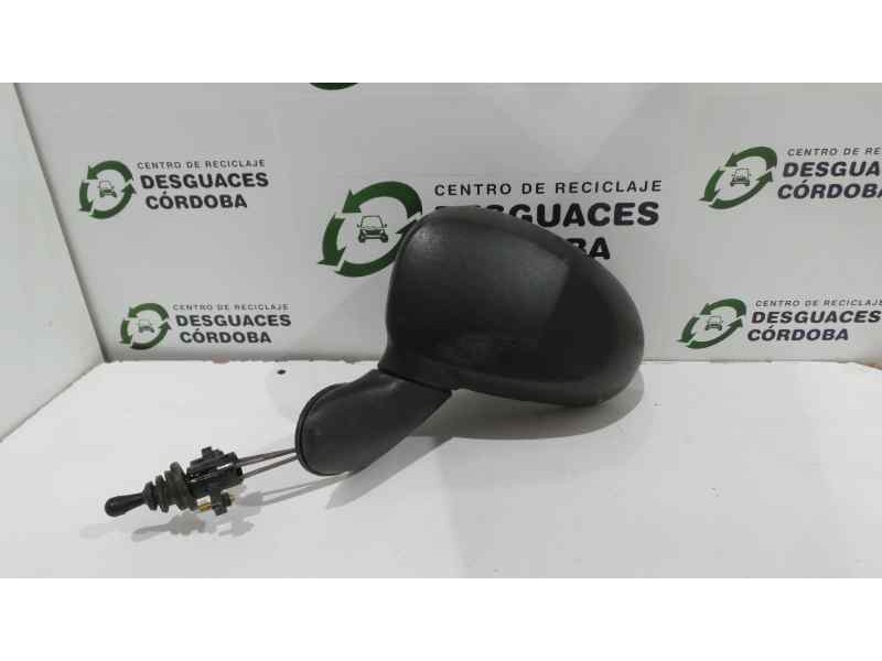 Recambio de retrovisor izquierdo para chevrolet matiz 0.8 cat referencia OEM IAM  MANUAL NEGRO PLASTICO