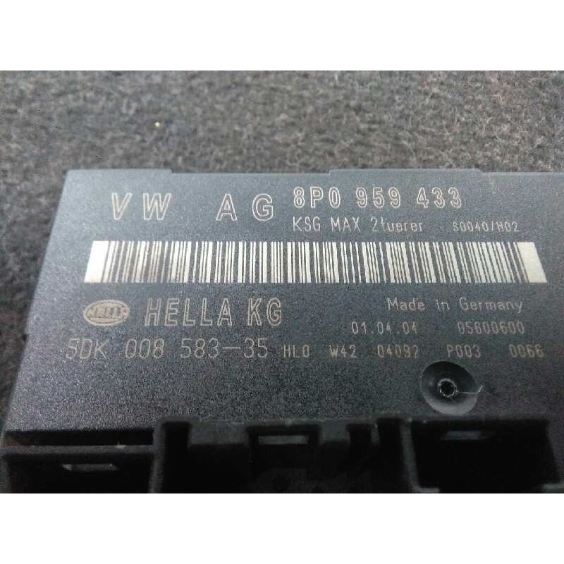 Recambio de modulo electronico para audi a3 (8p) 1.9 tdi referencia OEM IAM 8P0959433-5DK00858335 HELLA 