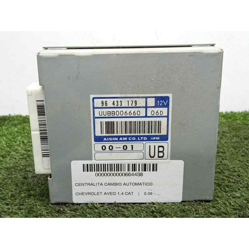 Recambio de centralita cambio automatico para chevrolet aveo 1.4 cat referencia OEM IAM 96433179  