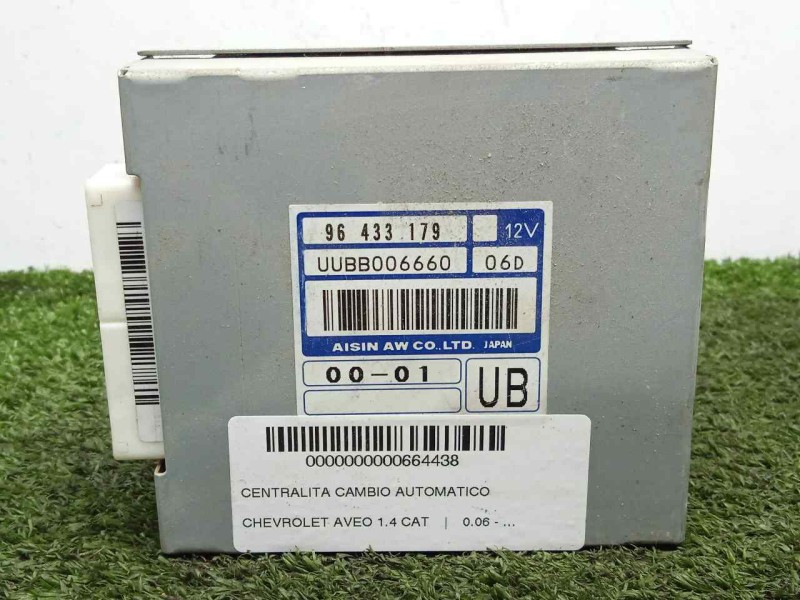 Recambio de centralita cambio automatico para chevrolet aveo 1.4 cat referencia OEM IAM 96433179  