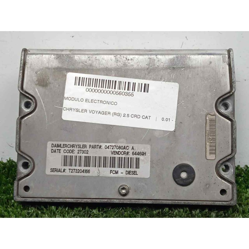 Recambio de modulo electronico para chrysler voyager (rg) 2.5 crd cat referencia OEM IAM 04727080AC-T273204166  