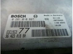 Recambio de centralita motor uce para peugeot 406 berlina (s1/s2) 2.0 hdi referencia OEM IAM 0281010627-9642301880-EDC15C2 EDC15 2