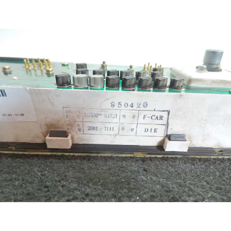 Recambio de cuadro instrumentos para ssangyong family 2.5 d referencia OEM IAM 8040003721-20017111-950420  