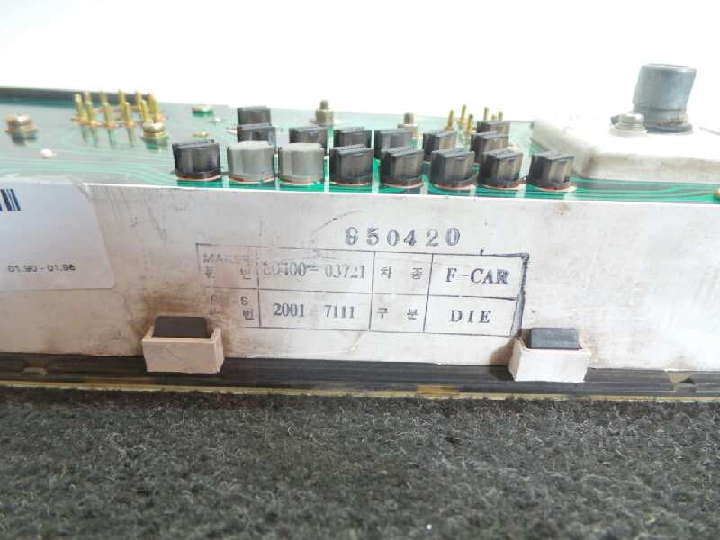 Recambio de cuadro instrumentos para ssangyong family 2.5 d referencia OEM IAM 8040003721-20017111-950420  