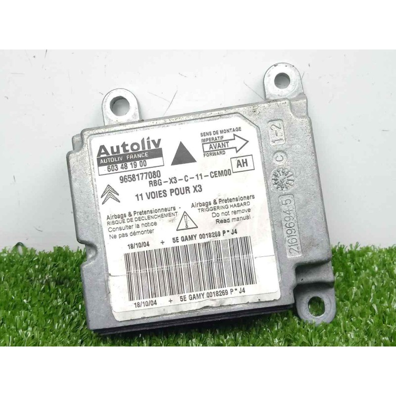 Recambio de centralita airbag para citroën c5 berlina 1.6 16v hdi fap referencia OEM IAM 603481900-9658177080  