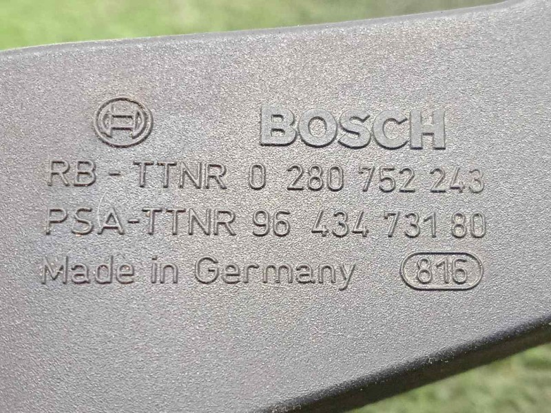 Recambio de potenciometro pedal para citroën xsara coupe 2.0 hdi referencia OEM IAM F00C3E2427-0280752243 4.PINES 