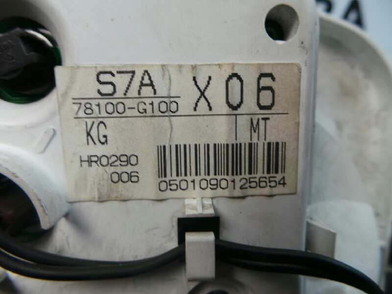 Recambio de cuadro instrumentos para honda stream (rn1/3) 1.7i es referencia OEM IAM 78100G100-78120S7AG01  