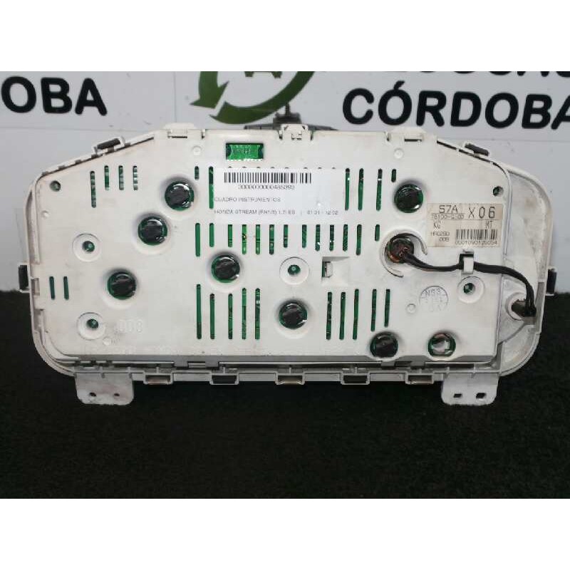 Recambio de cuadro instrumentos para honda stream (rn1/3) 1.7i es referencia OEM IAM 78100G100-78120S7AG01  