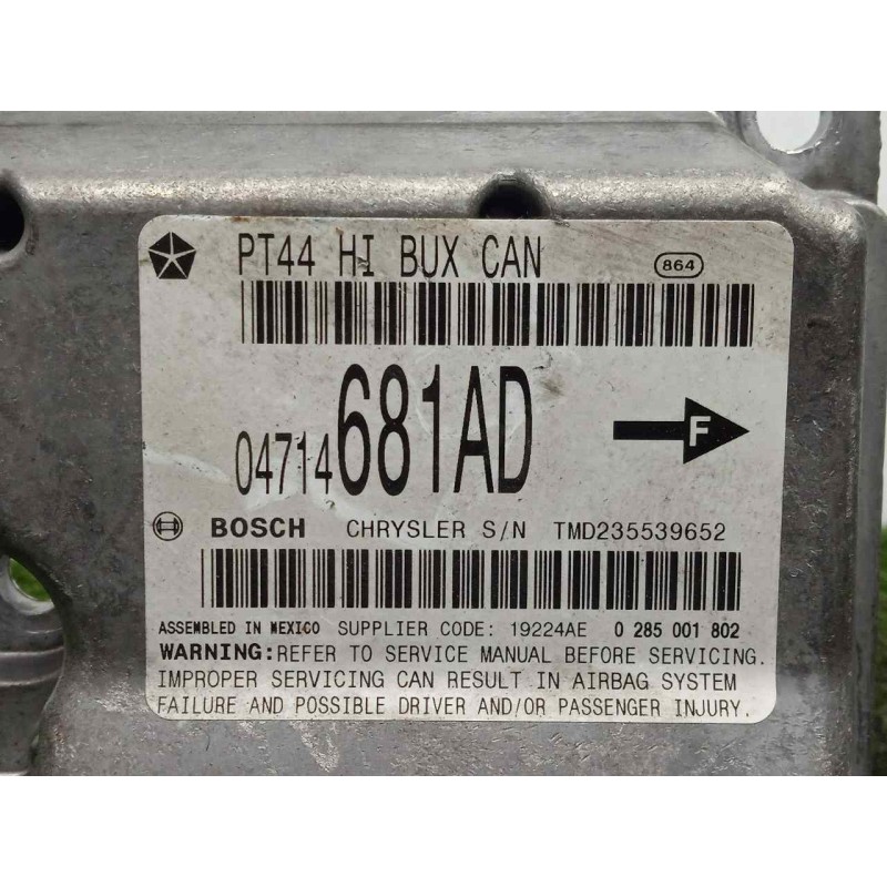 Recambio de modulo electronico para chrysler pt cruiser (pt) 2.2 crd cat referencia OEM IAM 04714681AD-TMD235539652  