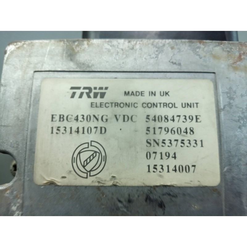 Recambio de abs para fiat croma (194) referencia OEM IAM EBC430NG-15314107D-54084739E-51796048  