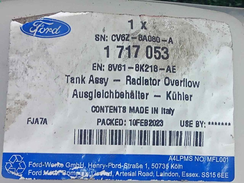 Recambio de deposito expansion para ford kuga (cbs) 1.5 ecoboost cat referencia OEM IAM 8V618K218AE  