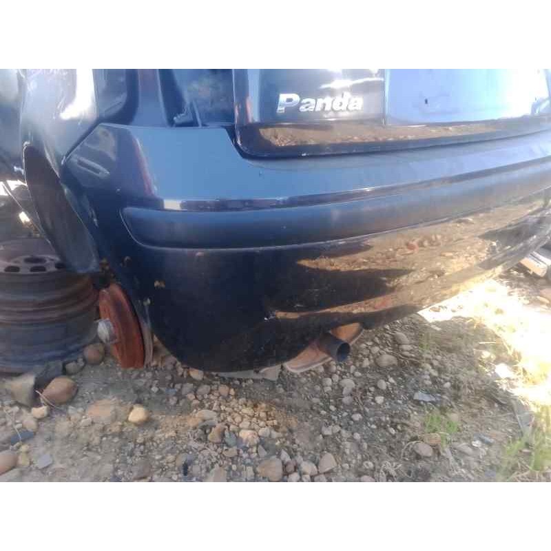 Recambio de paragolpes trasero para fiat panda (169) 1.2 cat referencia OEM IAM  NEGRO 