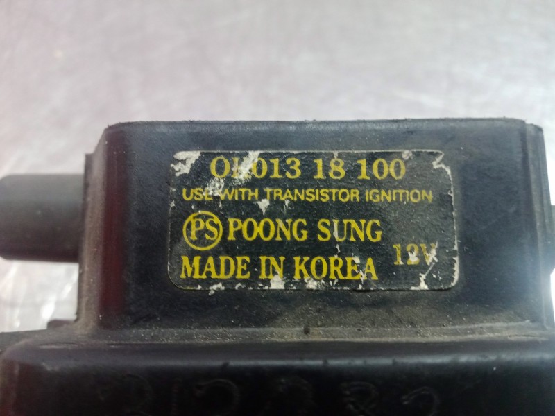 Recambio de bobina encendido para kia shuma ii 1.6 cat referencia OEM IAM OK01318100  OK2A318100A