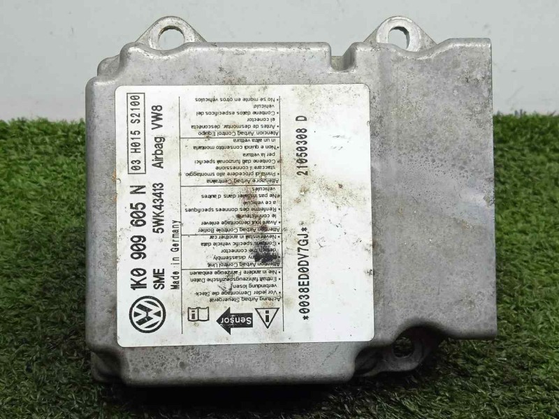 Recambio de centralita airbag para volkswagen jetta (1k2) 2.0 tdi referencia OEM IAM 1K0909605N  