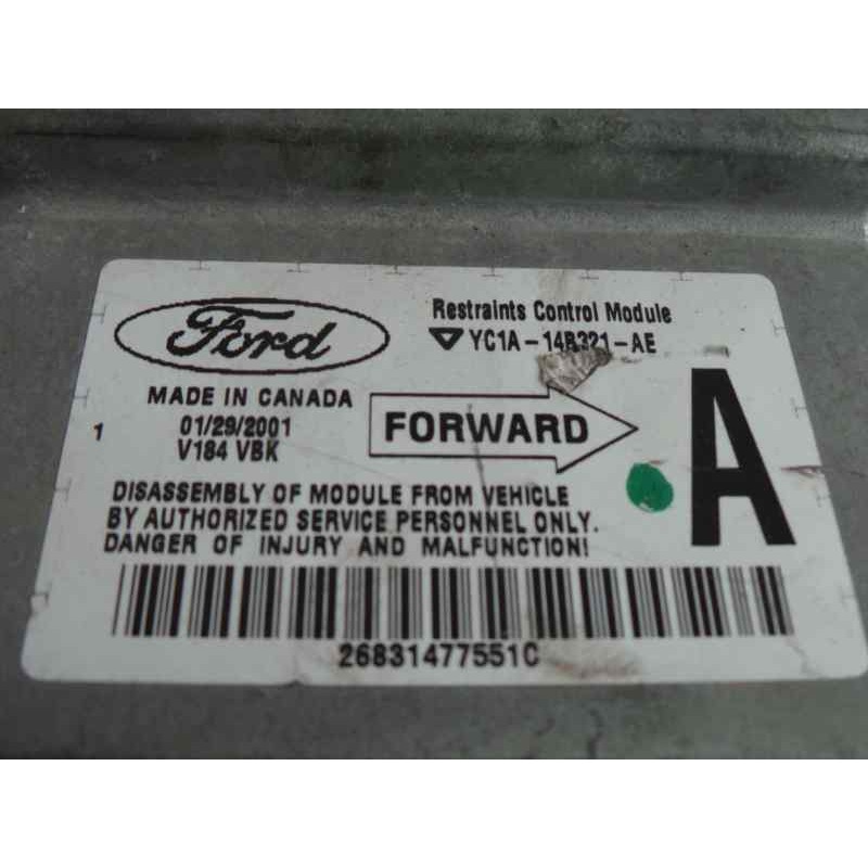 Recambio de centralita airbag para ford transit caja cerrada, larga (fy) (2000 =>) referencia OEM IAM YC1A14B321AE-V184VBK268314
