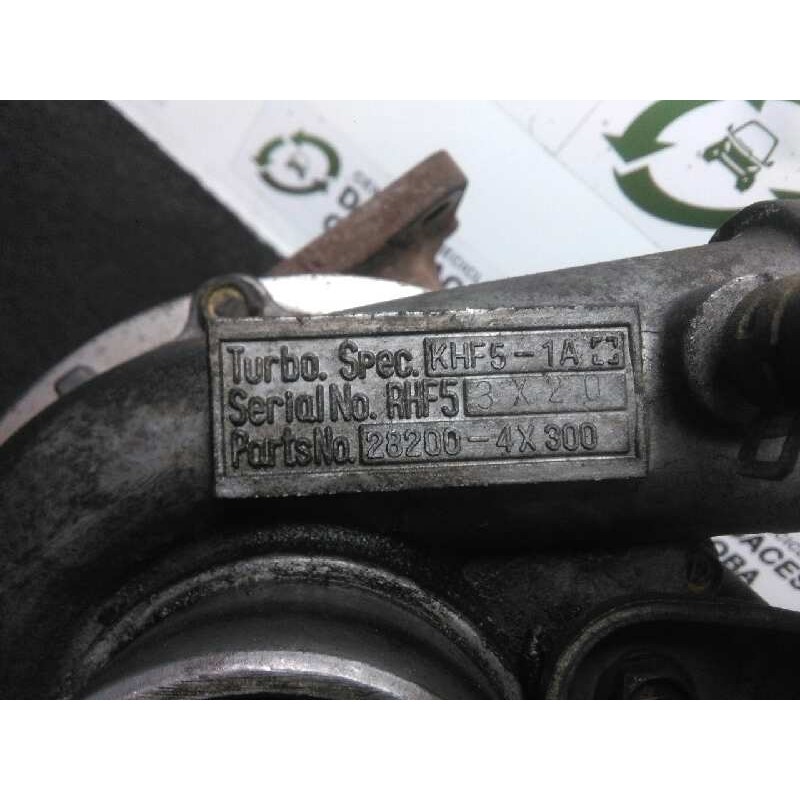 Recambio de turbocompresor para kia carnival ii 2.9 crdi cat referencia OEM IAM 282004X300  IHI