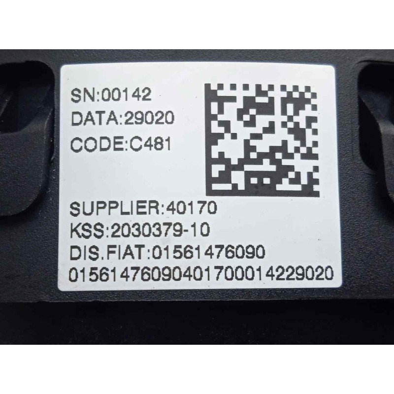 Recambio de airbag delantero izquierdo para alfa romeo stelvio (630) 2.2 jtdm cat referencia OEM IAM 01561476090  