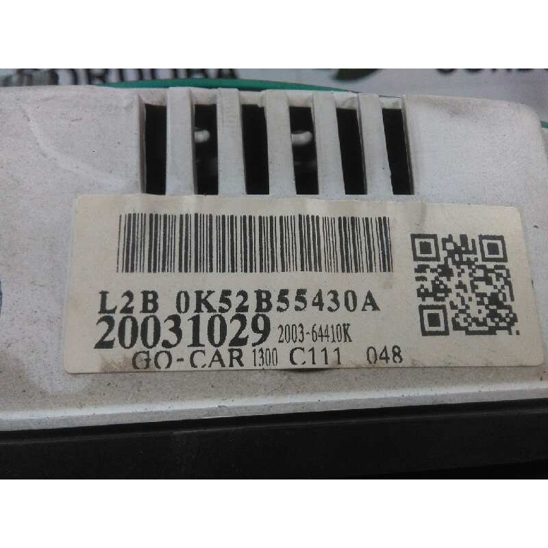 Recambio de cuadro instrumentos para kia carnival ii 2.9 crdi cat referencia OEM IAM 0K52B55430A-20031029-200364410K  