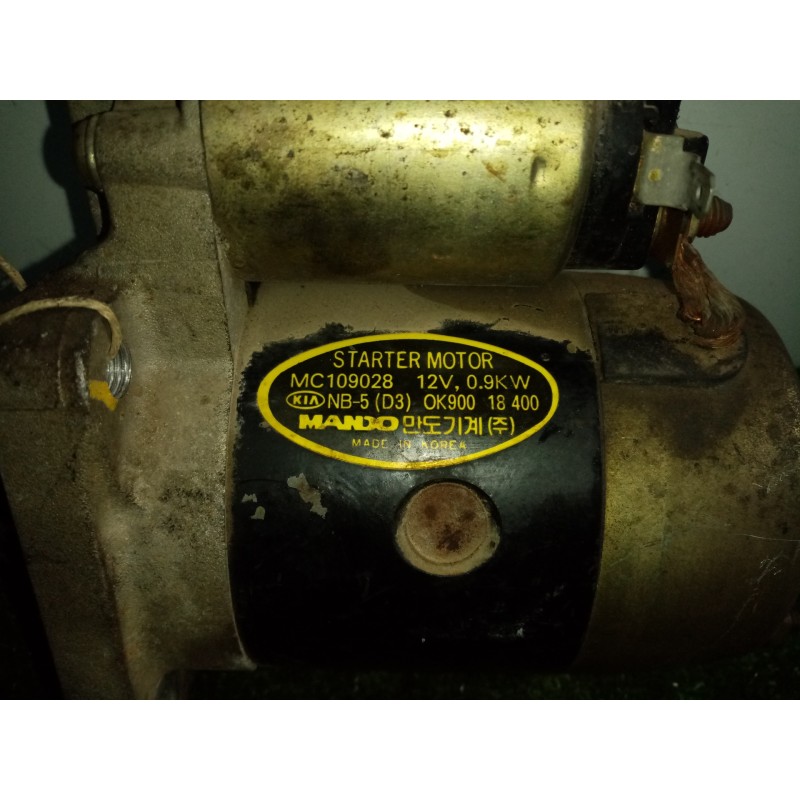 Recambio de motor arranque para kia sephia 1.5 cat referencia OEM IAM MC109028 8.DIENTES MANDO