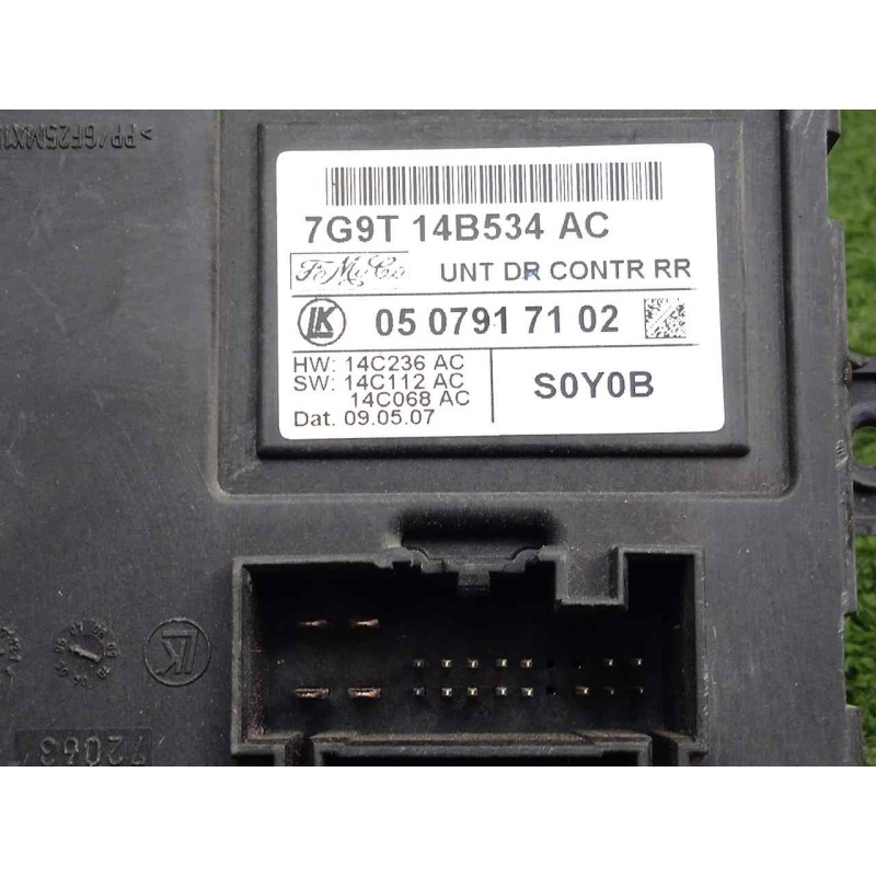 Recambio de modulo electronico para ford mondeo ber. (ca2) 2.0 tdci cat referencia OEM IAM 7G9T14B534AC  