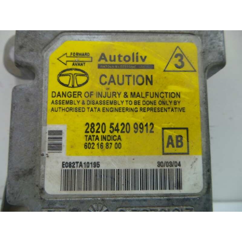 Recambio de centralita airbag para tata indica 1.4 diesel referencia OEM IAM 282054209912-602168700 AUTOLIV 