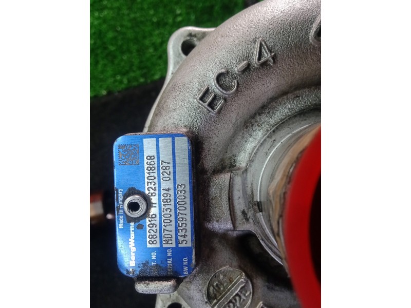 Recambio de turbocompresor para dacia sandero 1.5 dci diesel cat referencia OEM IAM 54359700033-82301868  