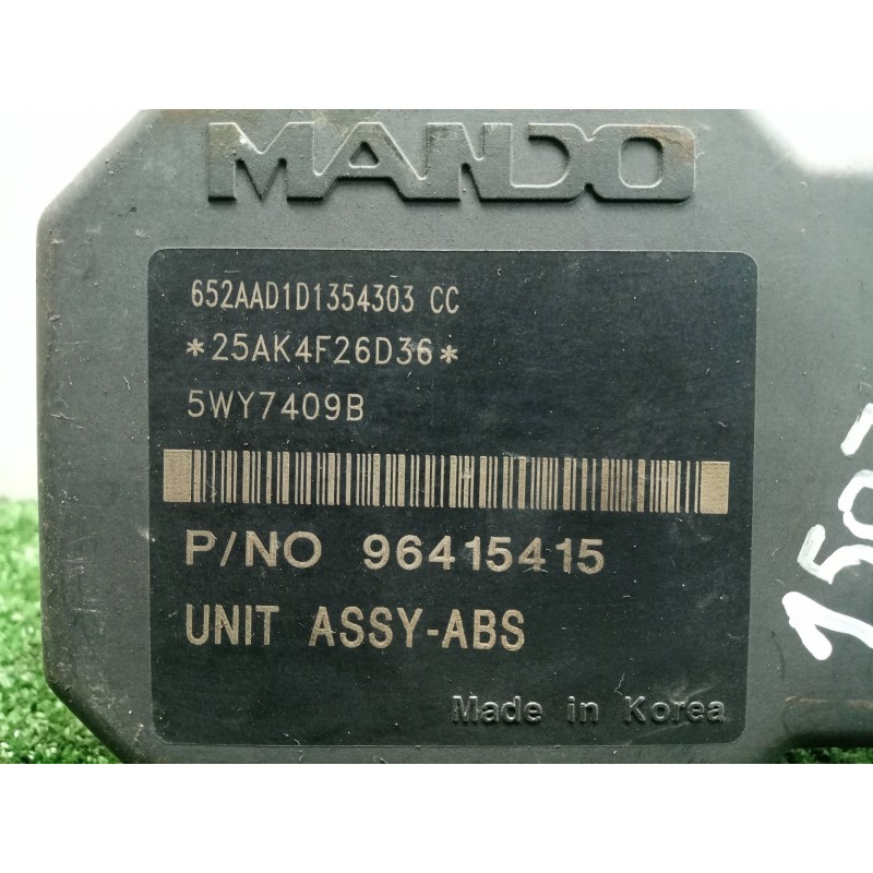 Recambio de abs para daewoo tacuma 1.6 cat referencia OEM IAM 652AAD1D1354303CC-25AK4F26D36-96415415-5WY7409B-96415415  