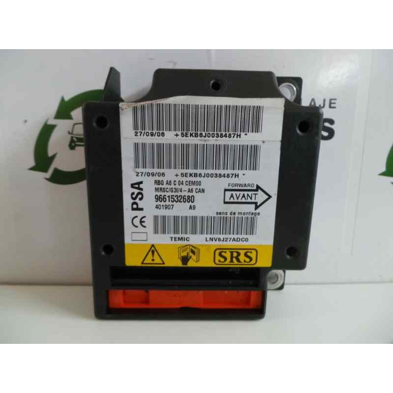 Recambio de centralita airbag para citroën c3 referencia OEM IAM 9661532680  