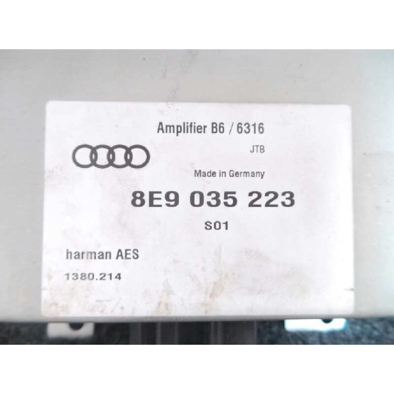 Recambio de centralita check control para audi a4 avant (8e) 2.0 tdi referencia OEM IAM 8E9035223-HS6316EC000  