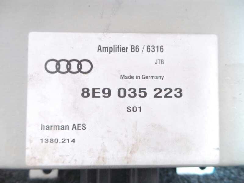 Recambio de centralita check control para audi a4 avant (8e) 2.0 tdi referencia OEM IAM 8E9035223-HS6316EC000  