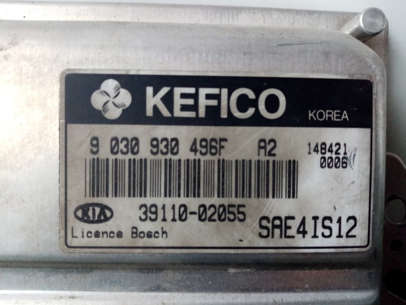 Recambio de centralita motor uce para kia picanto 1.1 cat referencia OEM IAM 9030930496F-3911002055  KEFICO
