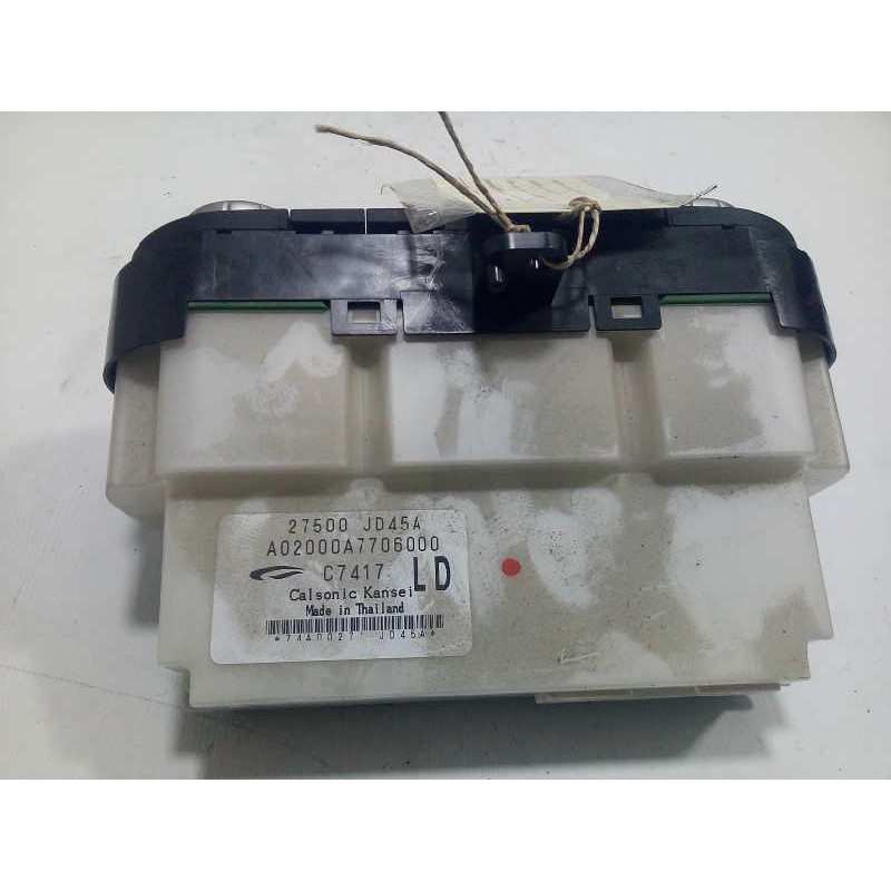 Recambio de mando climatizador para nissan qashqai (j10) 2.0 dci turbodiesel cat referencia OEM IAM 27500JD45A  