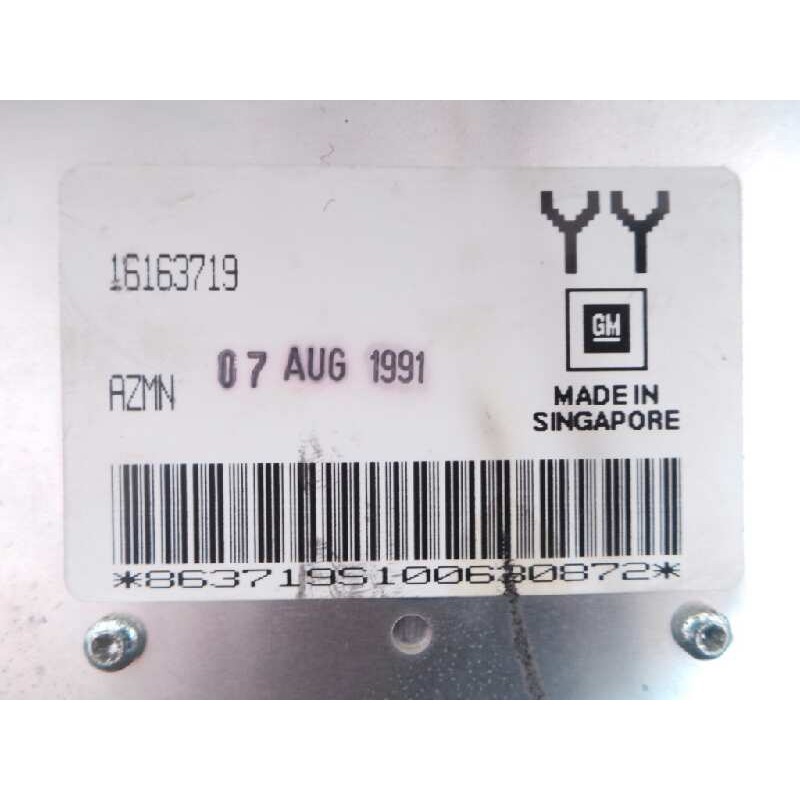Recambio de centralita motor uce para opel astra f berlina 1.4 cat (l48) referencia OEM IAM 16163719  