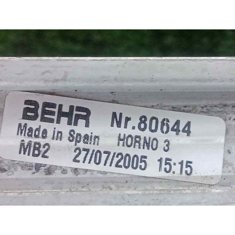 Recambio de intercooler para volkswagen passat berlina (3c2) 2.0 tdi referencia OEM IAM SINREFERENCIA 620X415X31 ALUMINIO