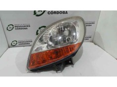 Recambio de faro izquierdo para renault kangoo (f/kc0) 1.9 diesel referencia OEM IAM 8200150614 03-07 - AMBAR FONDO.CROMO