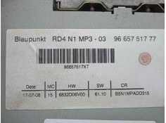 Recambio de sistema audio / radio cd para citroën c4 coupe 1.6 16v referencia OEM IAM 9665751777   2