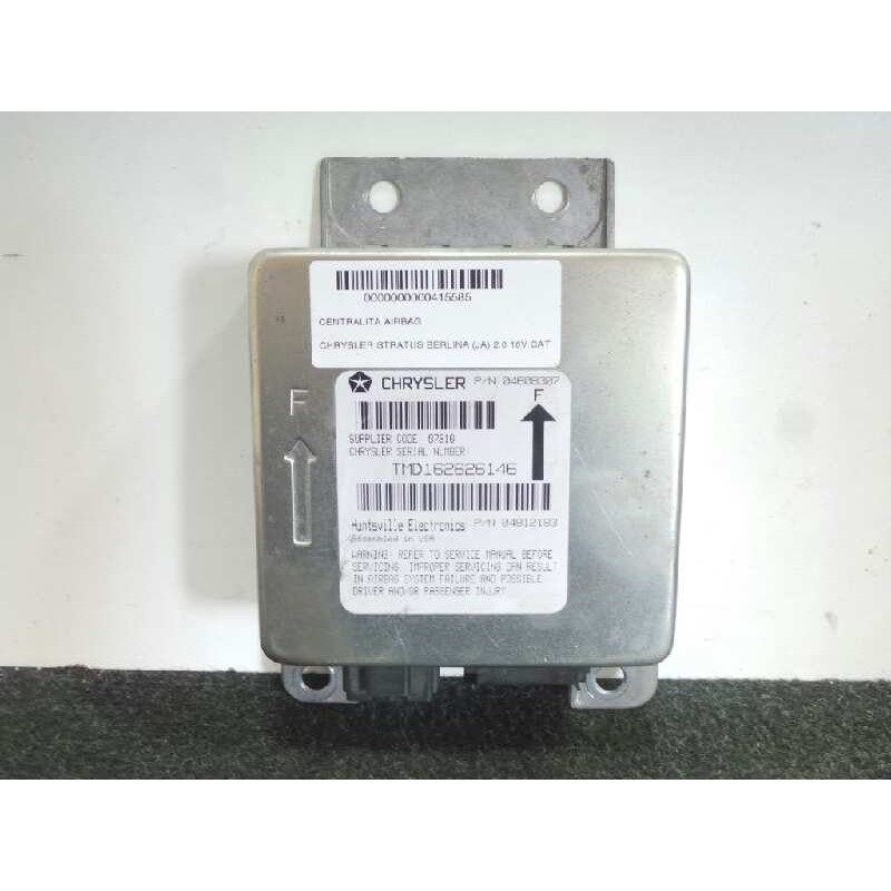 Recambio de centralita airbag para chrysler stratus berlina (ja) 2.0 16v cat referencia OEM IAM 04608307-TMD162626146-04812183  