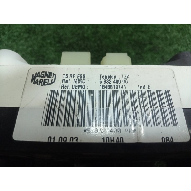 Recambio de mando climatizador para peugeot 307 (s1) referencia OEM IAM 593240000-1848819141  1848819141