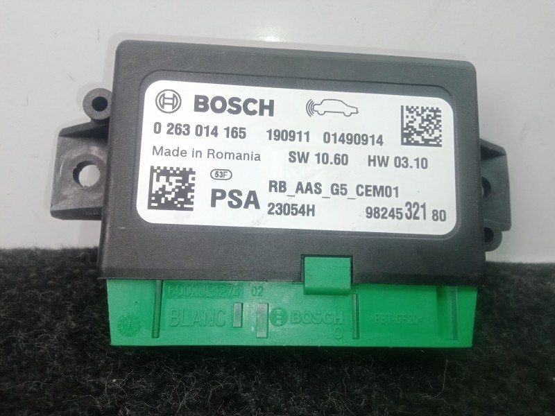 Recambio de modulo electronico para peugeot 208 1.2 12v vti referencia OEM IAM 0263014165-9824532180  
