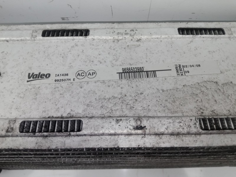 Recambio de intercooler para peugeot 308 1.6 hdi fap cat (9hz / dv6ted4) referencia OEM IAM 9656503980  